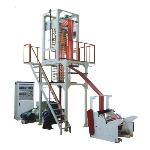 Dos Colores extrusora de pelicula tubular