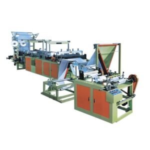 Máquina para hacer bolsa de basura con cordón